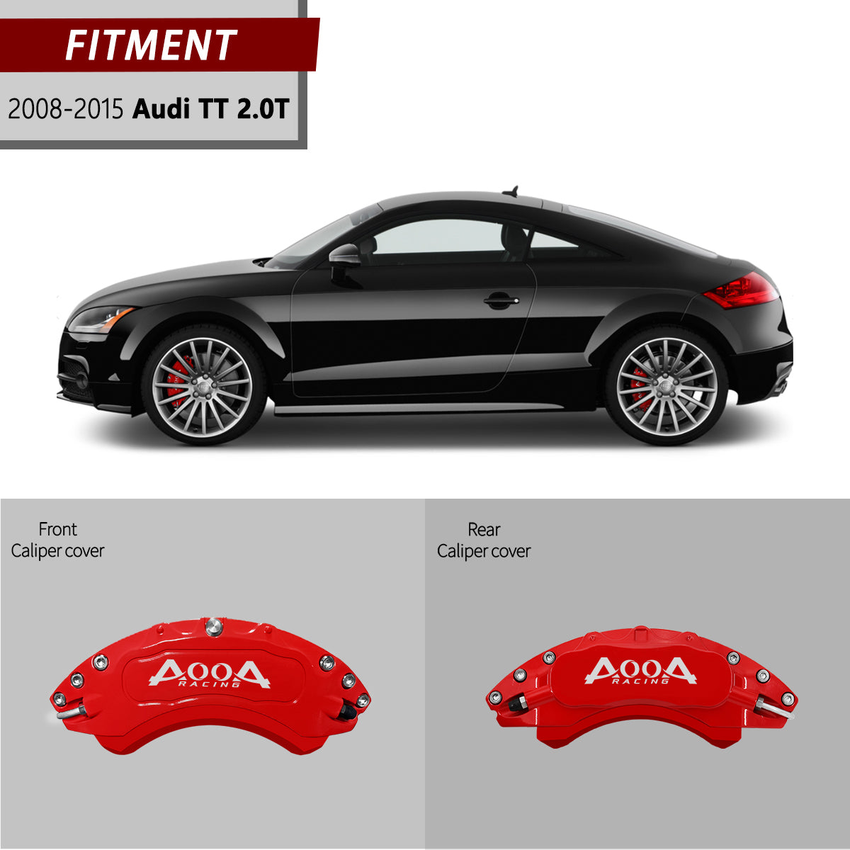Brake Caliper Cover for Audi TT AOOA (set of 4)