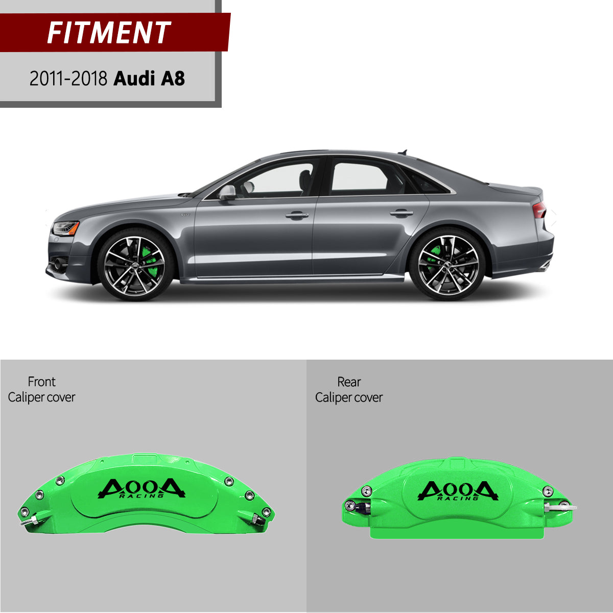 Brake Caliper Cover for Audi A8 AOOA (set of 4)