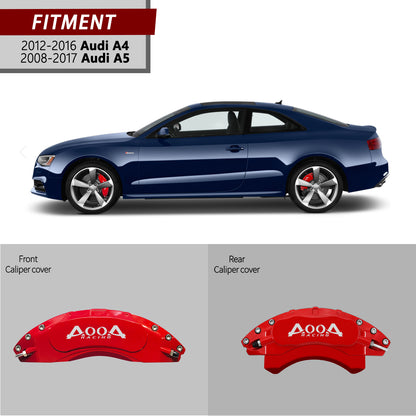 Brake Caliper Cover for Audi A4 AOOA (set of 4)