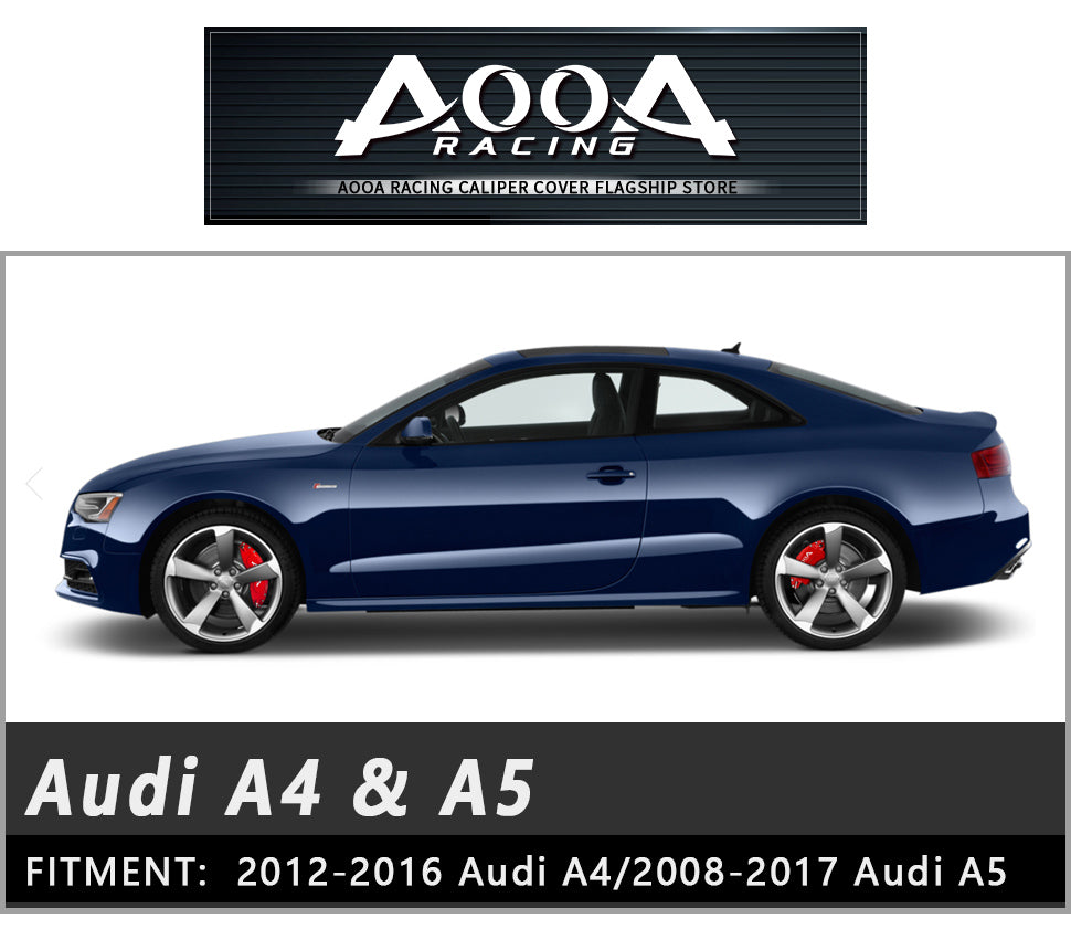 Brake Caliper Cover for Audi A4 AOOA (set of 4)