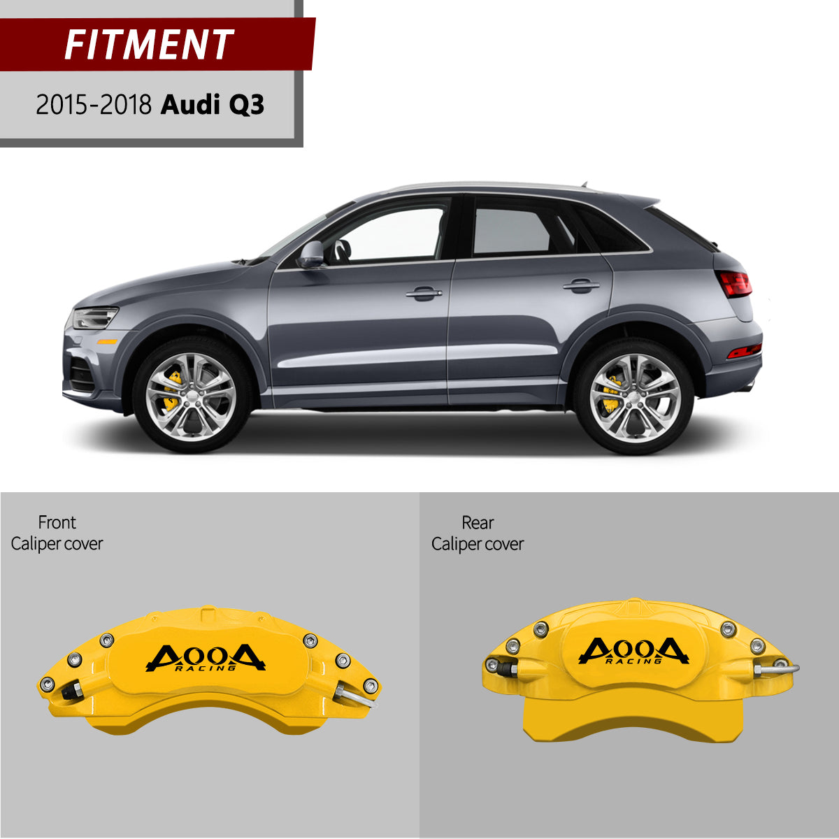 Brake Caliper Cover for Audi Q3 AOOA (set of 4)