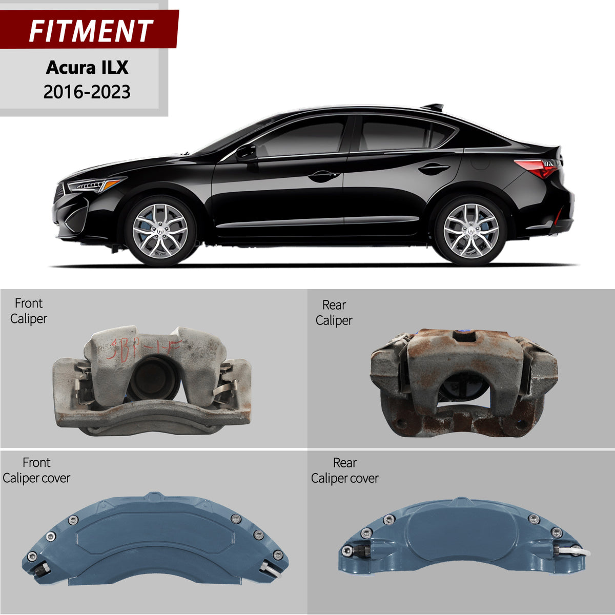 Brake Caliper Cover for Acura ILX AOOA (set of 4)