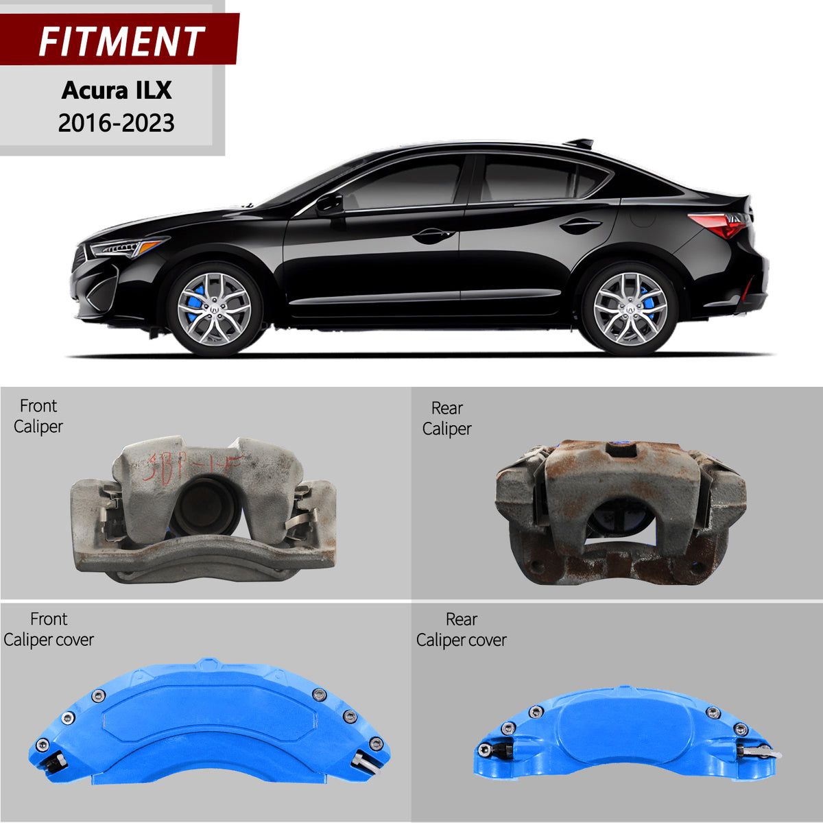 Brake Caliper Cover for Acura ILX AOOA (set of 4)