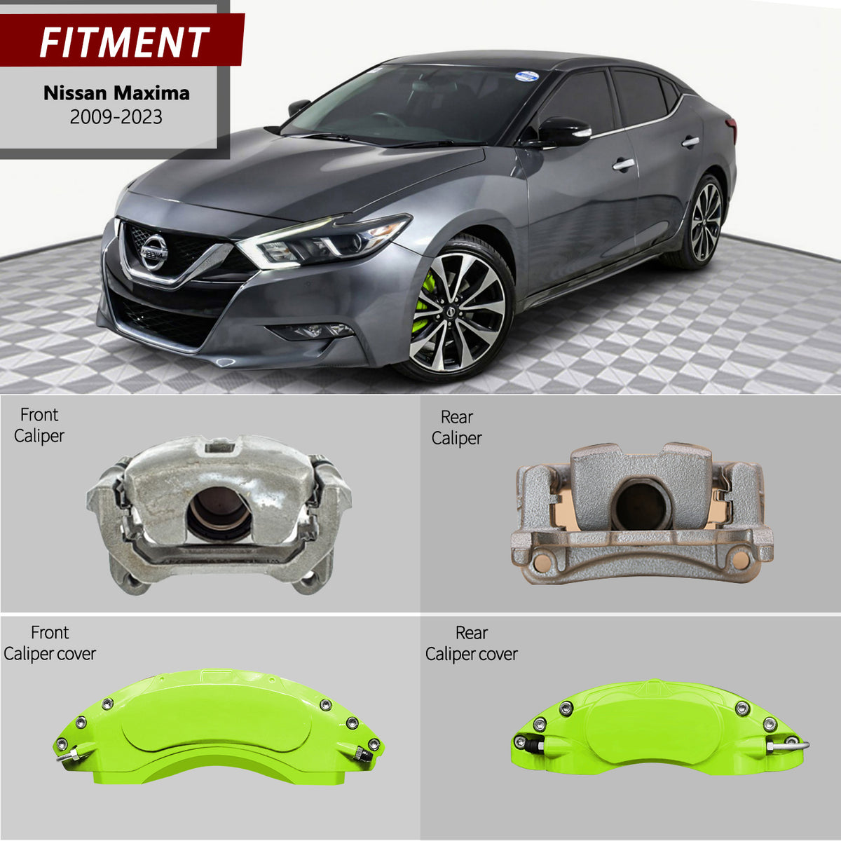 Brake Caliper Cover for Nissan Maxima AOOA (set of 4)