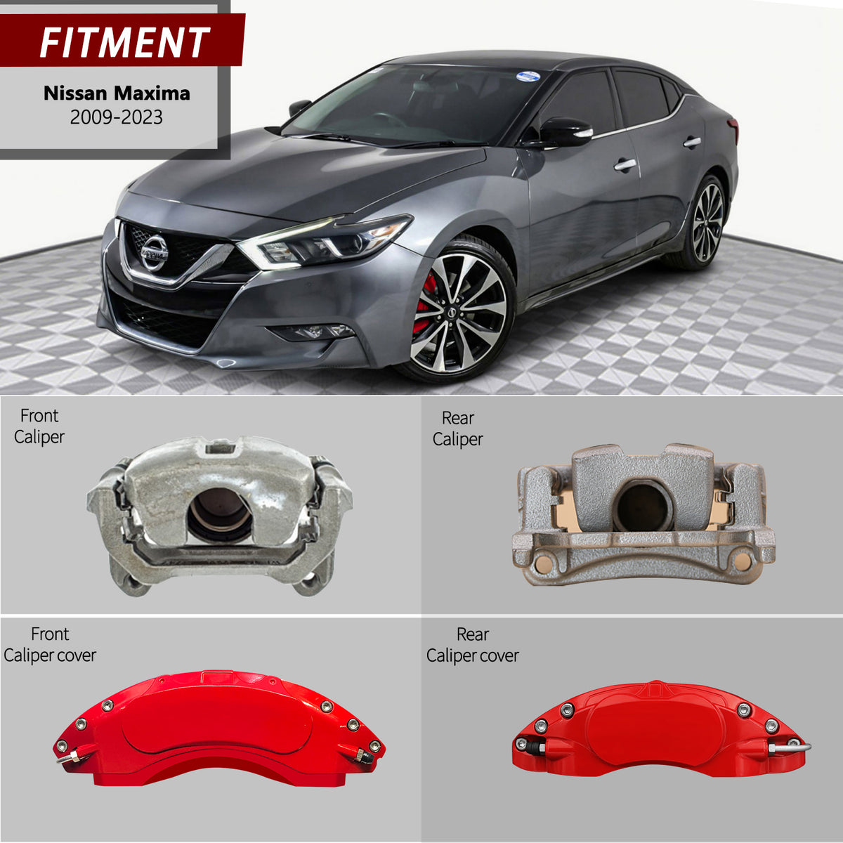 Brake Caliper Cover for Nissan Maxima AOOA (set of 4)