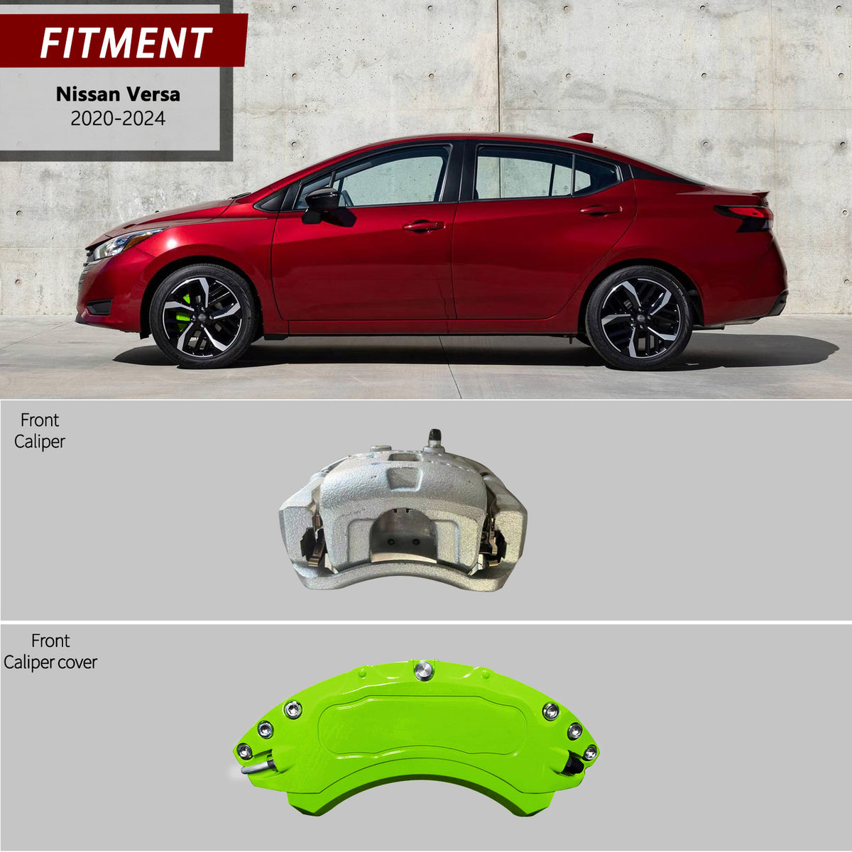 Brake Caliper Cover for Nissan Versa AOOA (set of 2)