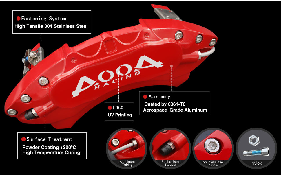 Brake Caliper Cover for Acura TLX AOOA (set of 4)